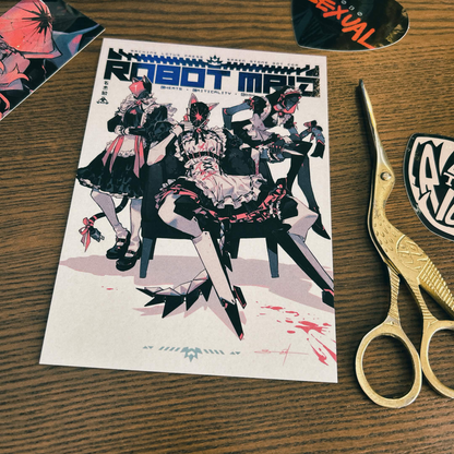 ROBOT MAID Foil Print