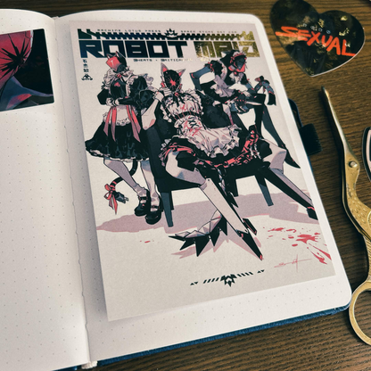 ROBOT MAID Foil Print