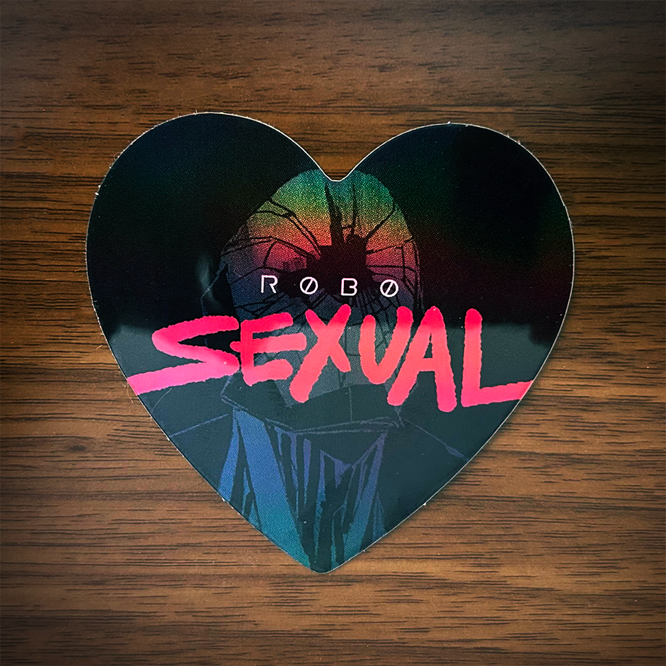 ROBOSEXUAL Holographic Sticker